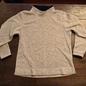 L.L. Bean Women’s Fleece Cream Turtleneck Sweater